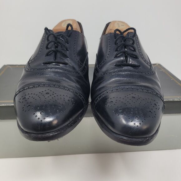 BALLY OF SWITZERLAND Wing Townsend Oxford Dress Shoes Sz 8D Parawet Hand Crafted main image 5